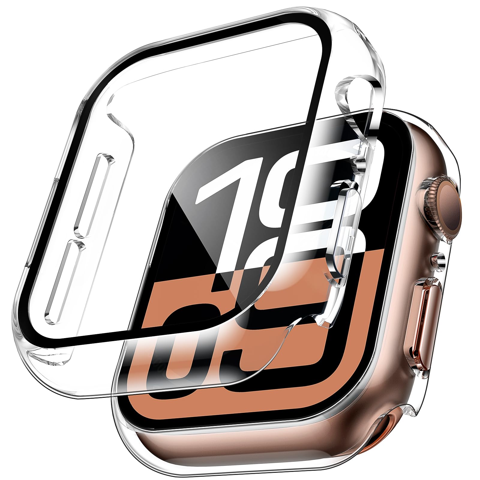 Watch Case Bumper - 2 個の強化ガラスケース Apple Watch シリーズ 11