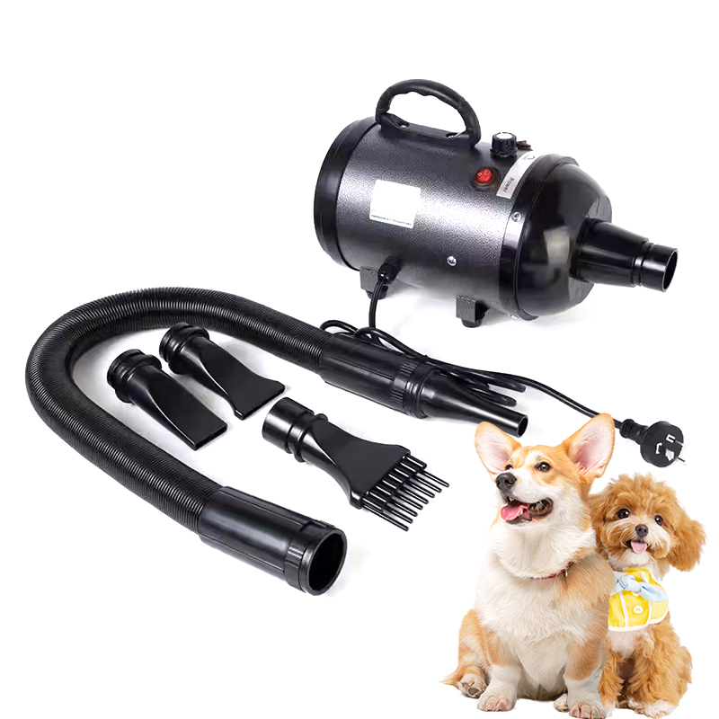 Smart Accessories - スマートタッチ4ノズルアクセサリー、スクリーン調整可能な熱設定、ペットグルーミング用犬猫毛乾燥用強力ヘアドライヤーアクセサリー
