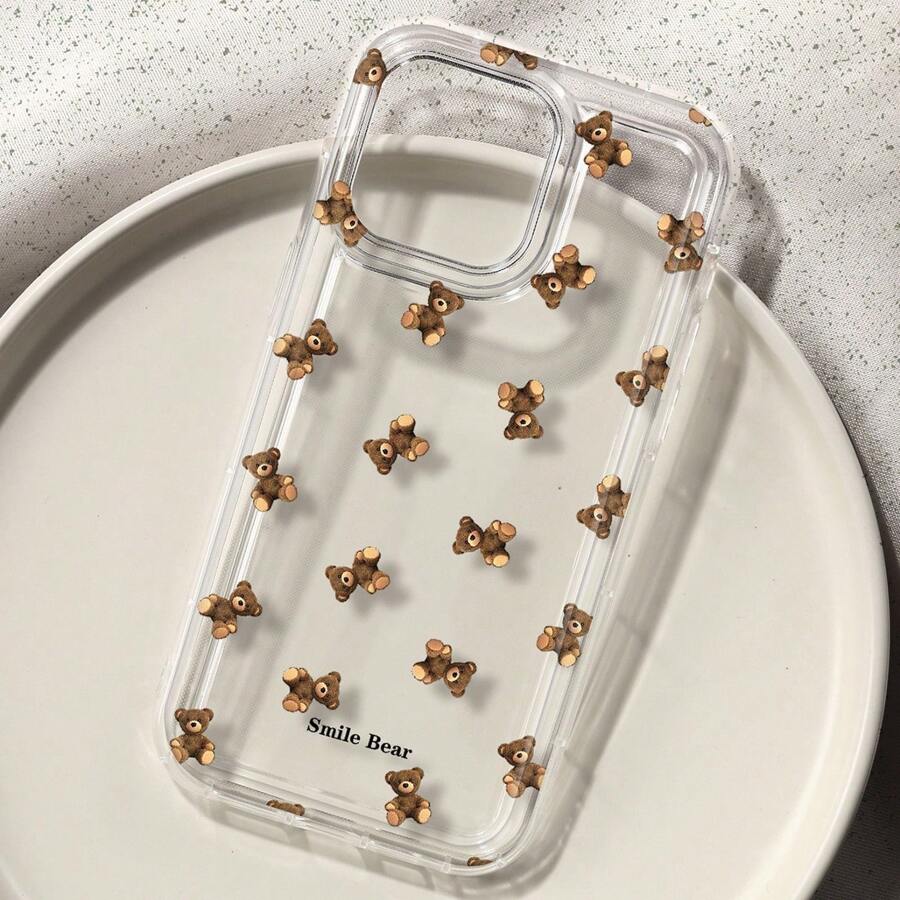 Apple Iphone 16 - フラワーベアプリント iPhone 16 15 13 12