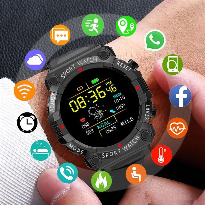 Smartwatch X12 - 新しいスマートウォッチ男性女性心拍数血圧監視 Bluetooth スマートウォッチフィットネストラッカー腕時計スポーツ Android Ios