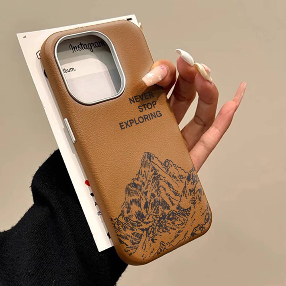 Samsung Galaxy S25 - ラグジュアリーマウンテンシンプルケース Samsung Galaxy S25 S24 S23