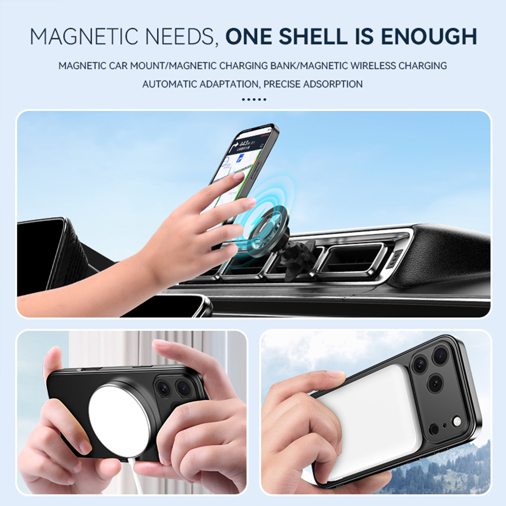 ワイヤレス充電対応 レンズ保護付きスマホケース Apple  - Magnetic Charging Stand のレビューと価格