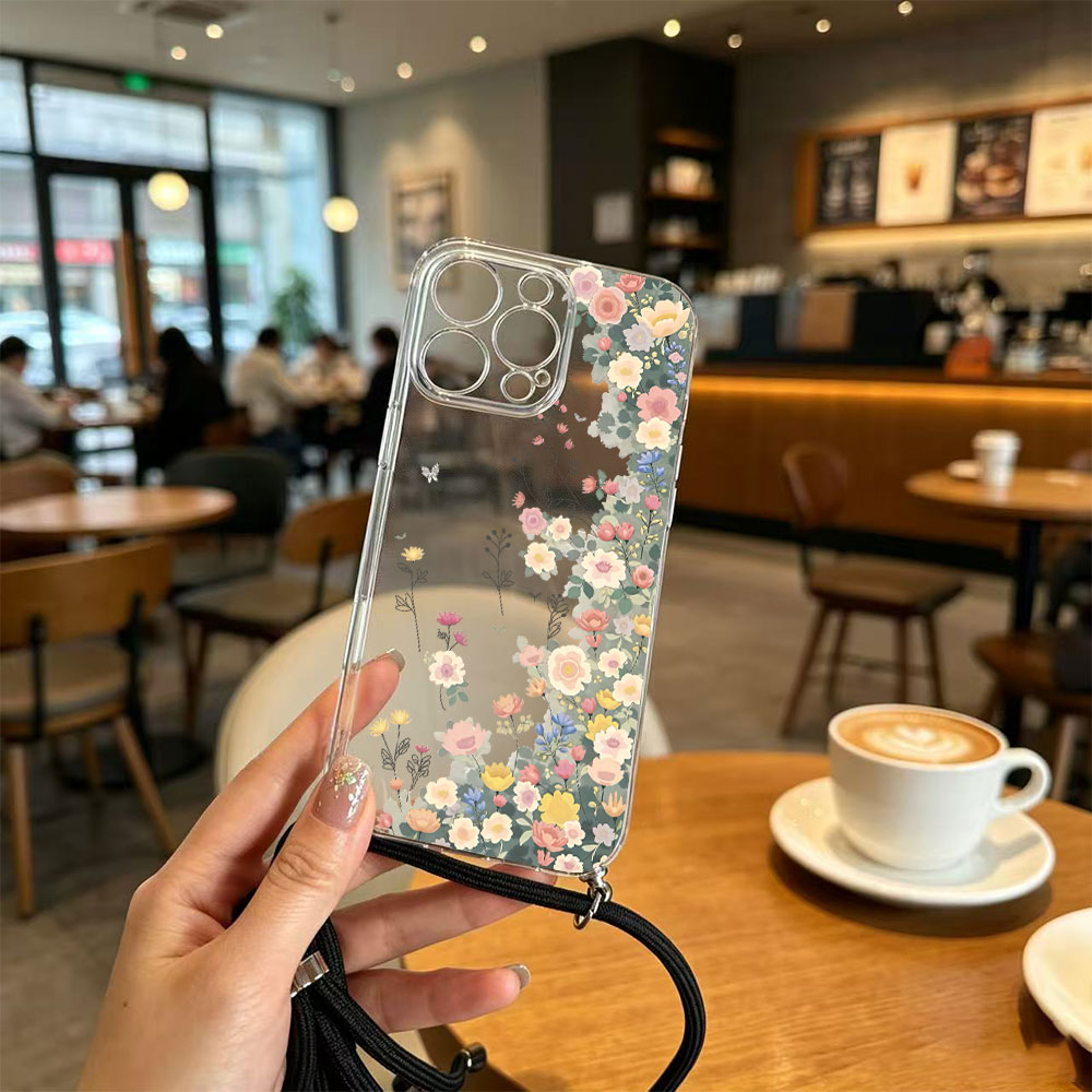クロスボディランヤードストラップ付きスマホケース iPhon - Apple Iphone 16 のレビューと価格