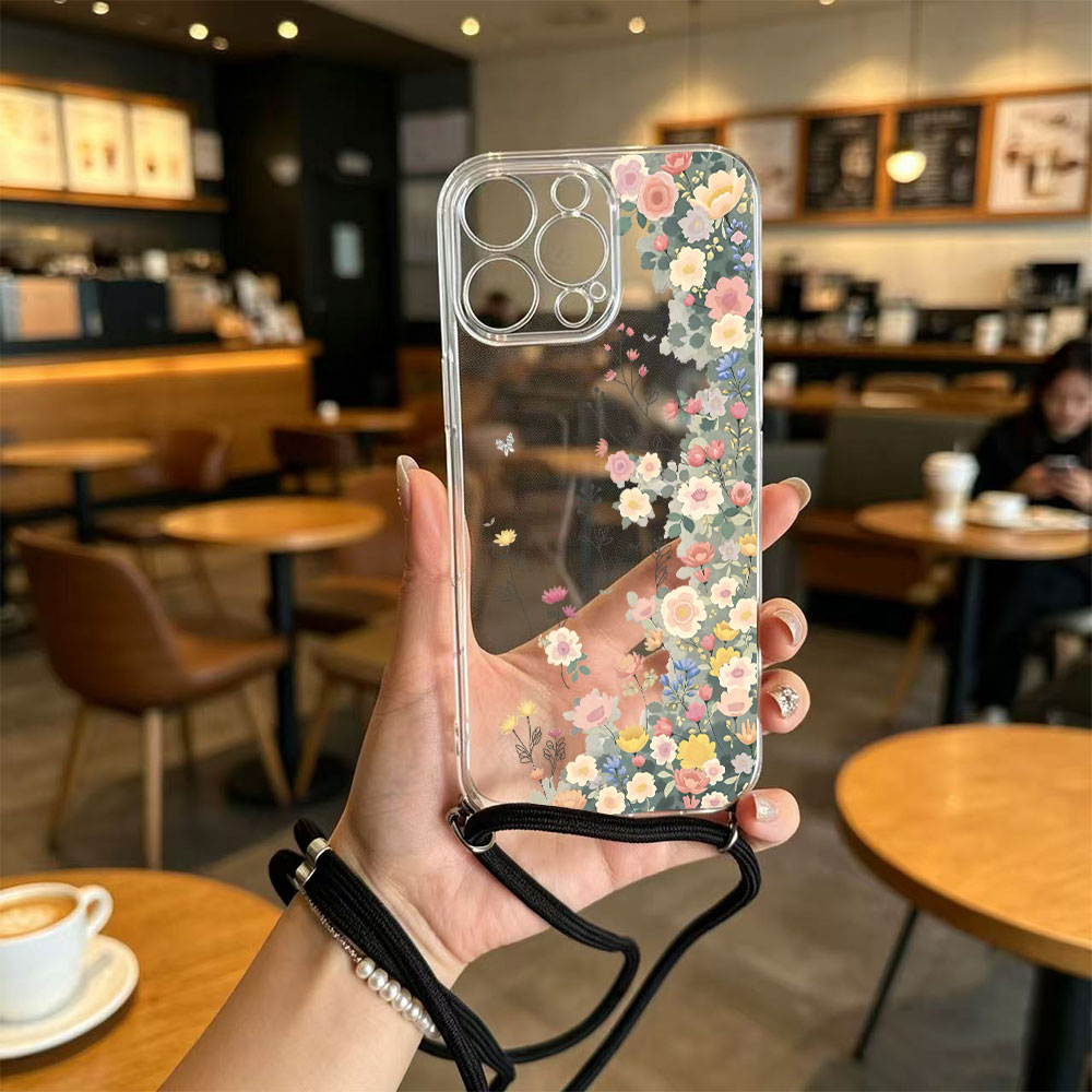 クロスボディランヤードストラップ付きスマホケース iPhon - Apple Iphone 16 のレビューと価格
