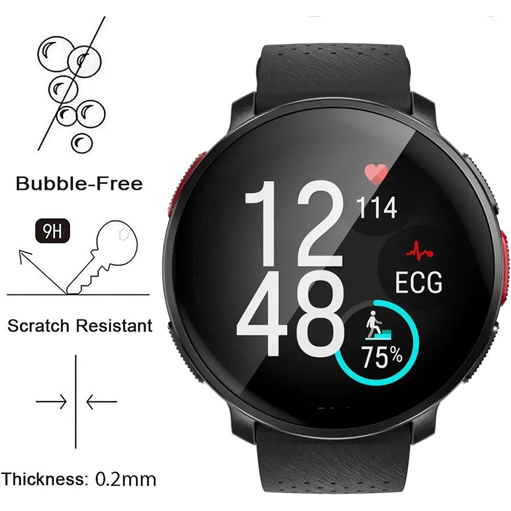 極vantage v3スマート時計バンド,3D曲面スクリーン - Smartwatch Icon のレビューと価格
