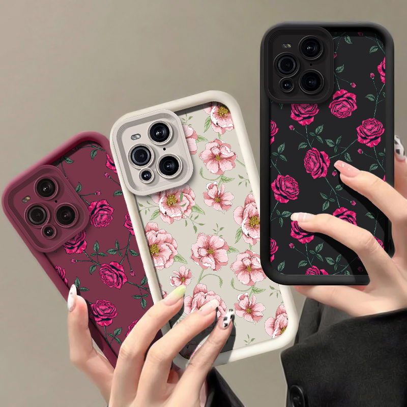 シリコンフラワーフォンケース OPPO Find X3 Li - Oppo Find X8 のレビューと価格