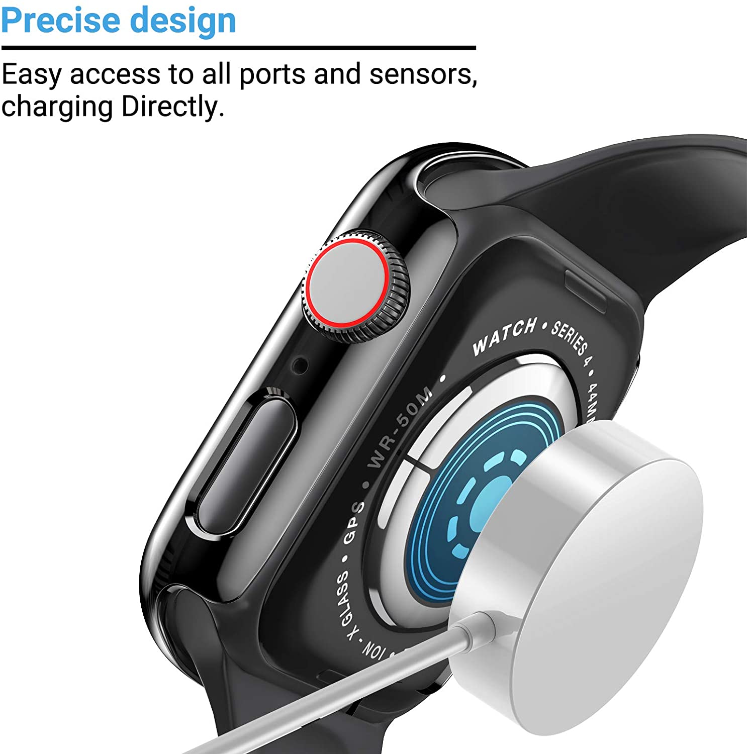 ガラス + カバー Apple Watch ケース 44 ミ - Smartwatch Band Accessories のレビューと価格