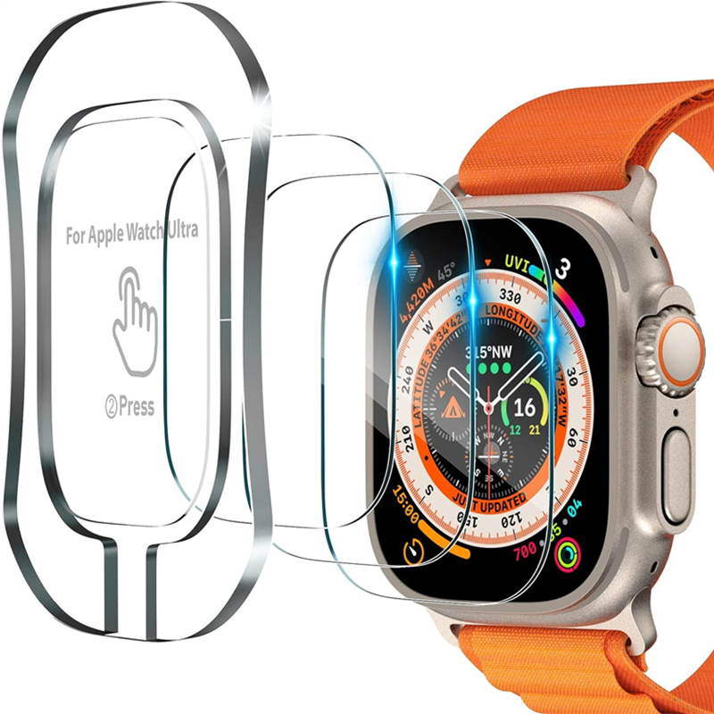 Iwatch Ultra用強化ガラス保護フィルム,スクリーン - Watch Case Bumper のレビューと価格