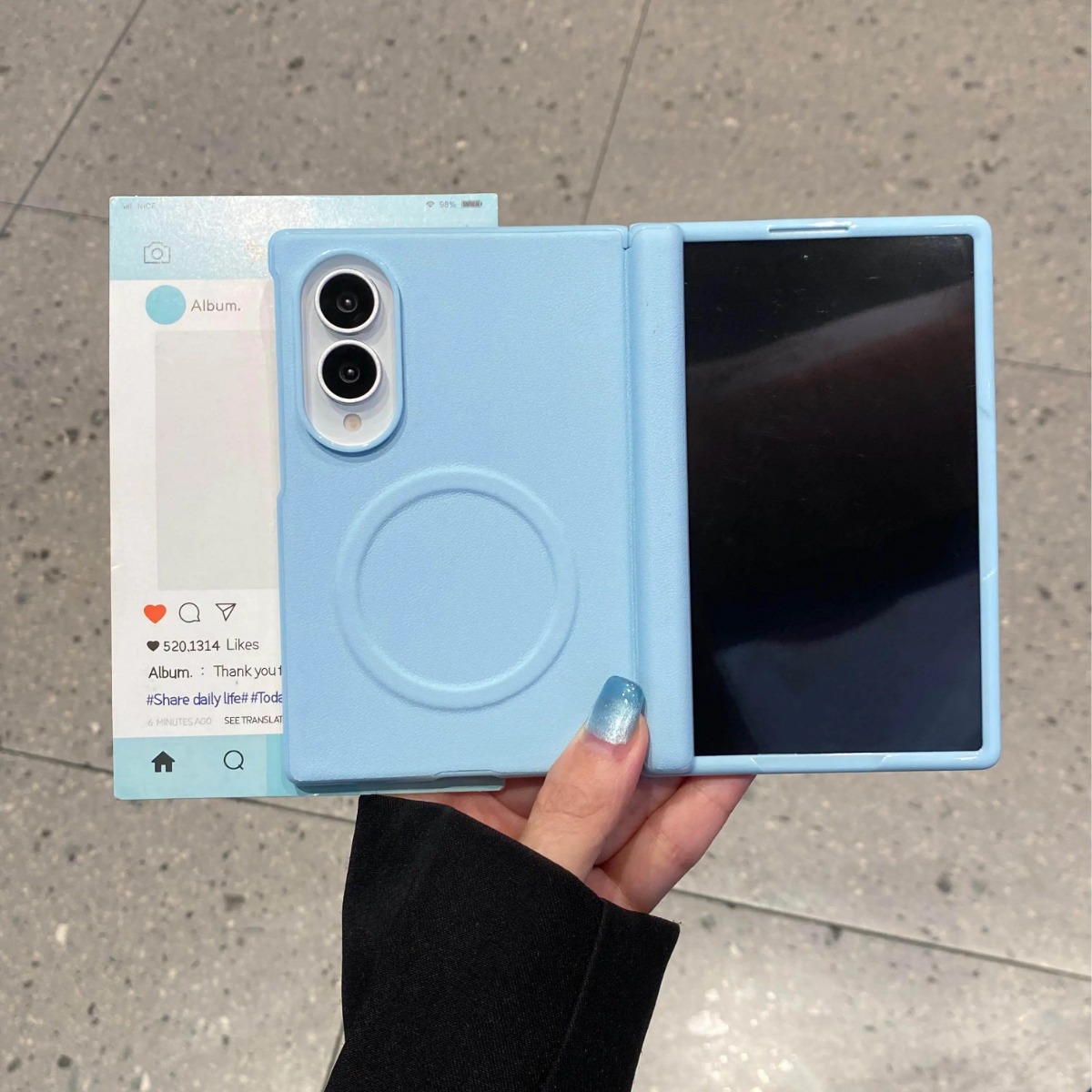 キャンディーカラーマットレザー Magsafe対応ケース S - Screen Protector Film のレビューと価格