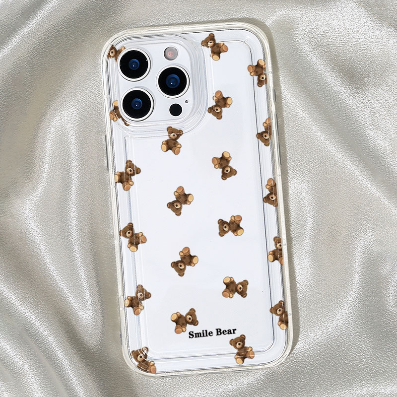フラワーベアプリント iPhone 16 15 13 12  - Apple Iphone 16 のレビューと価格