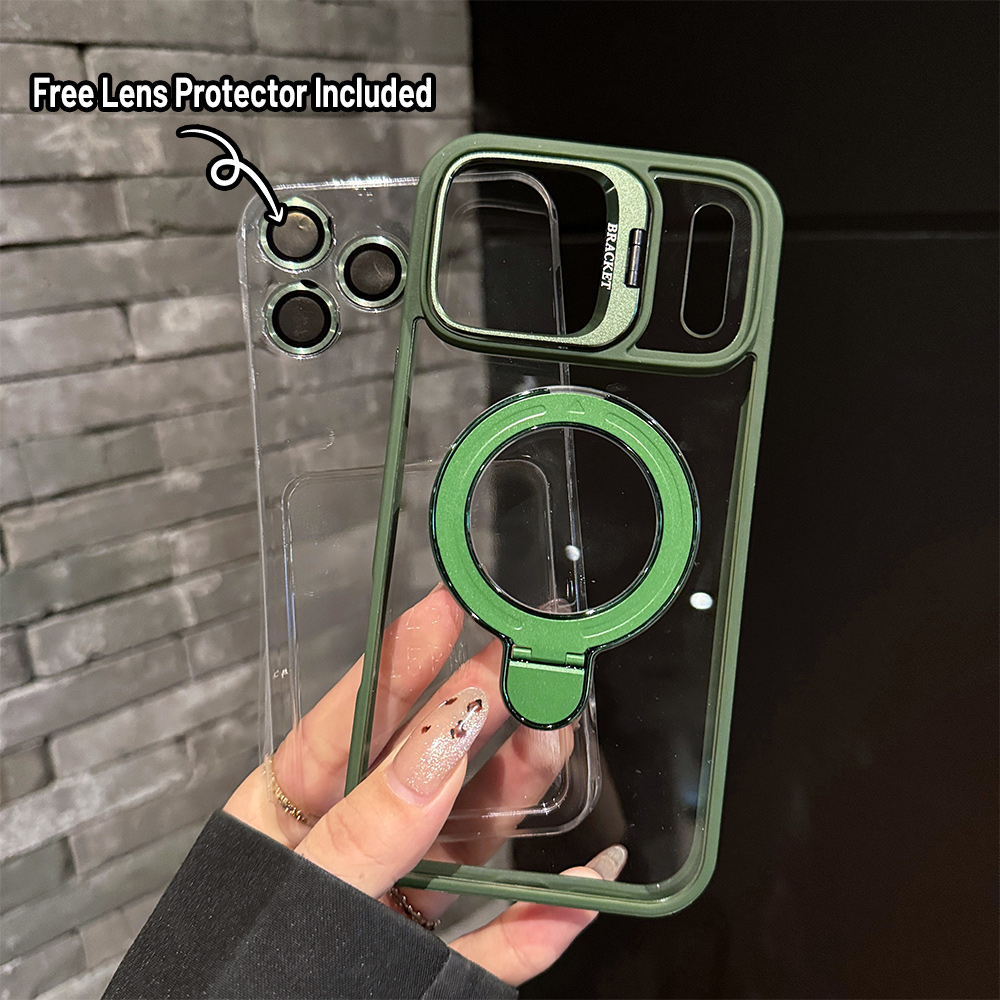 MagSafe対応 磁気ホルダー付きスマホケース iPhon - Magnetic Charging Stand のレビューと価格