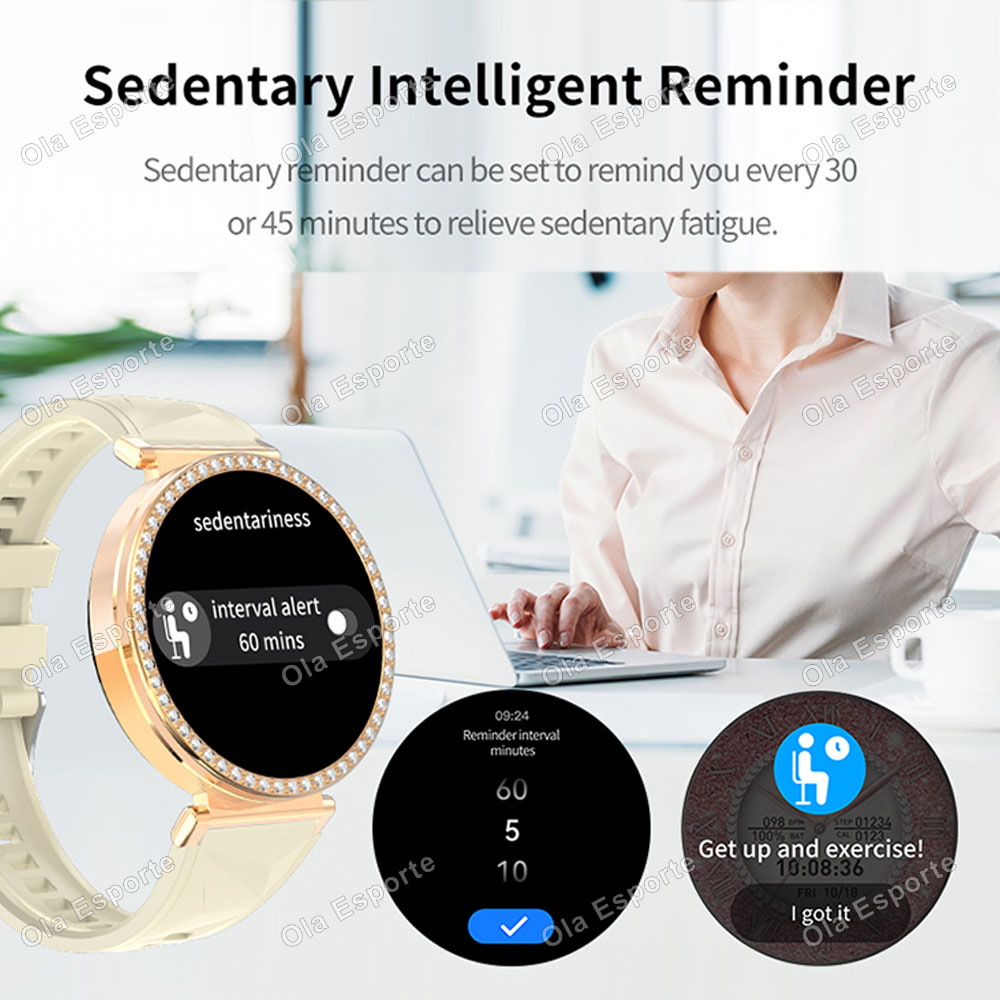スマートウォッチ 高級ファッション 女性用 生理周期リマイン - Smartwatch X12 のレビューと価格