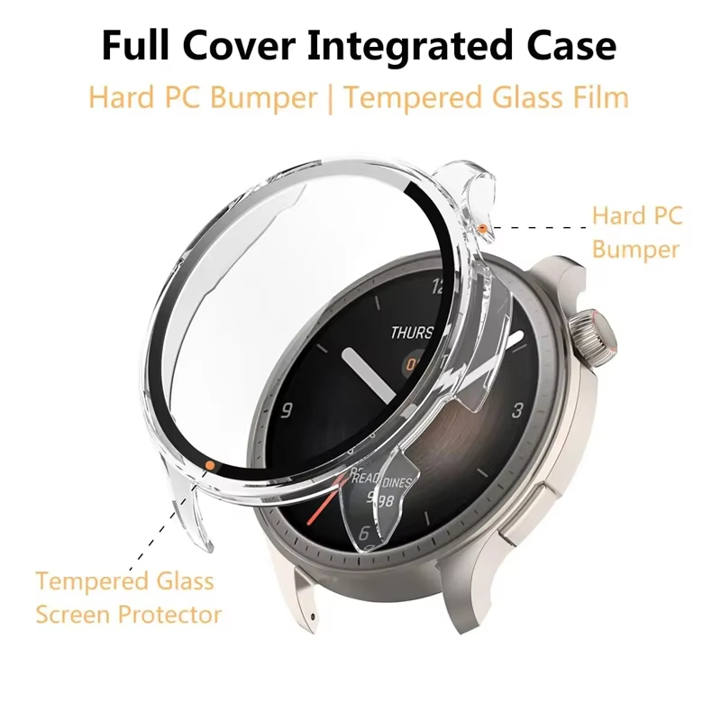 強化ガラスケース Amazfit バランス A2286 スマ - Amazfit Smartwatch Accessories のレビューと価格