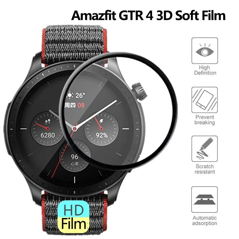 スマートウォッチ用HD曲面スクリーン保護フィルム,Amazf - Smartwatch Icon のレビューと価格