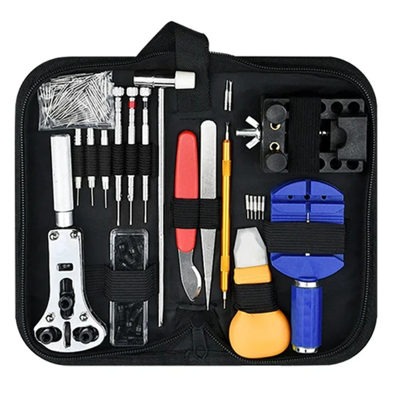 147個入り時計修理工具セット 時計電池交換 ストラップ調整 - Tool Kit Strap Change のレビューと価格